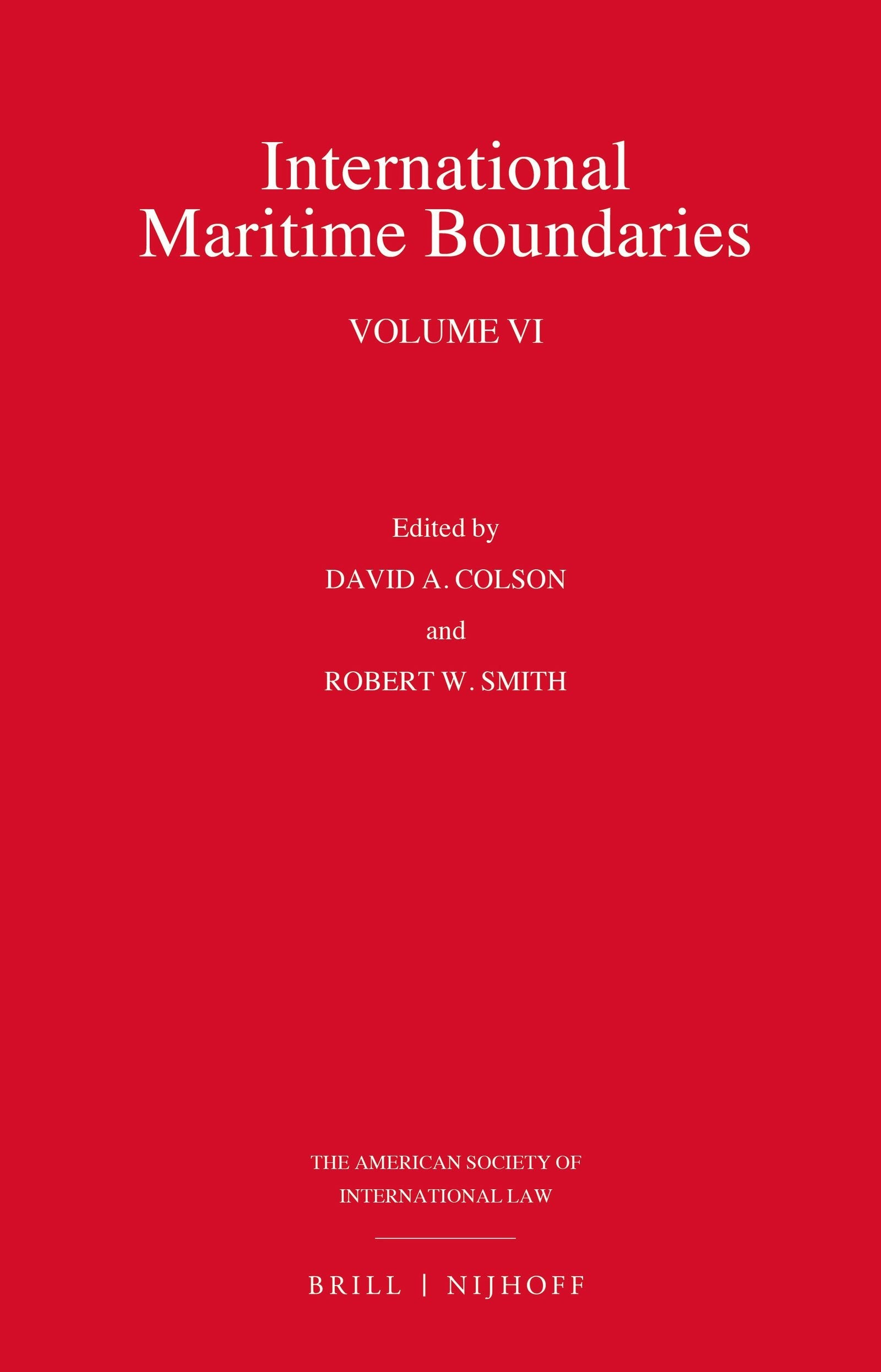 Book cover image for International Maritime Boundaries ISBN: 9789004192881